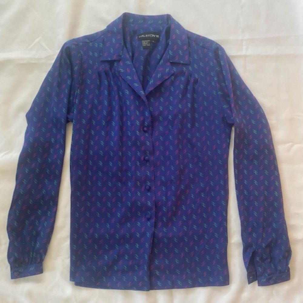 Vintage Halstons IV Button Up Blouse